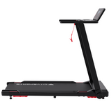 CITYSPORTS HG2-8 Treadmill with Bosch Motor 1400W, 1–8 km/h, 7.7% | Foldable, Black