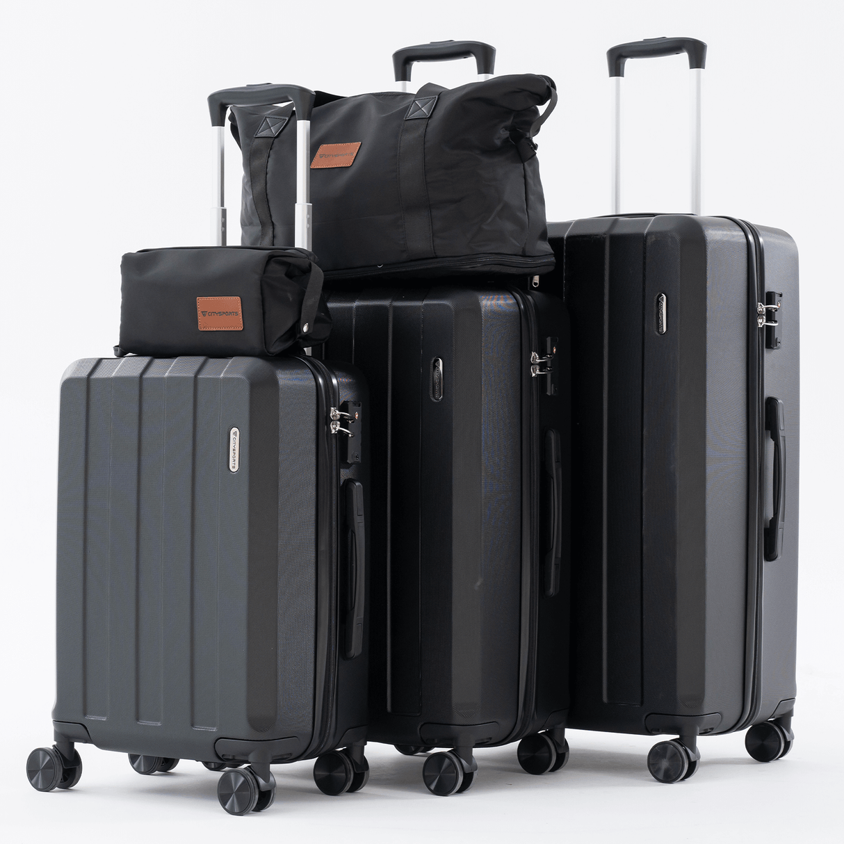 Ensemble de bagages CITYSPORTS Noir
