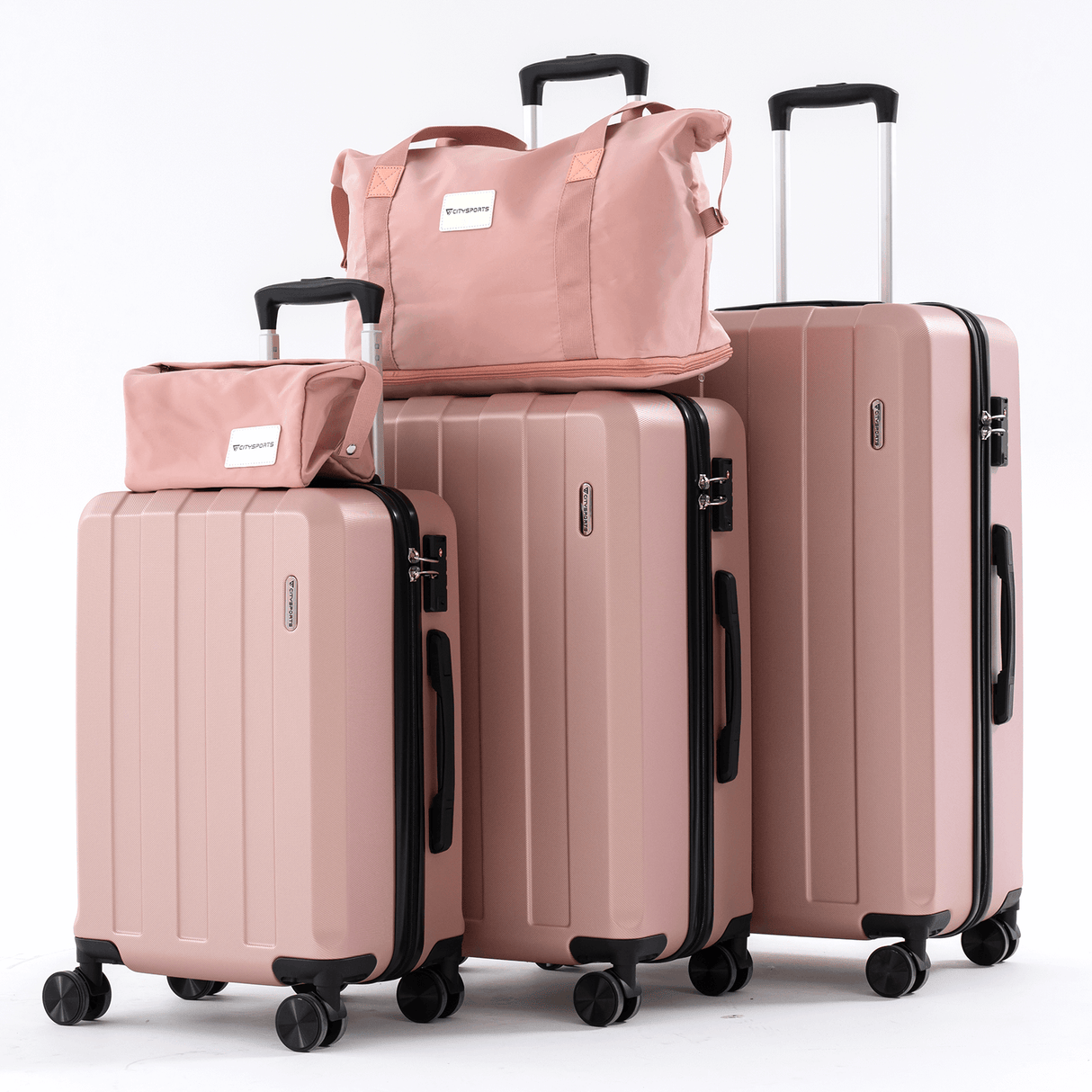 Ensemble de bagages CITYSPORTS Rose