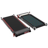 CITYSPORTS 2-in-1 Walking Pad & Massage Incline – Foldable Home & Office Treadmill